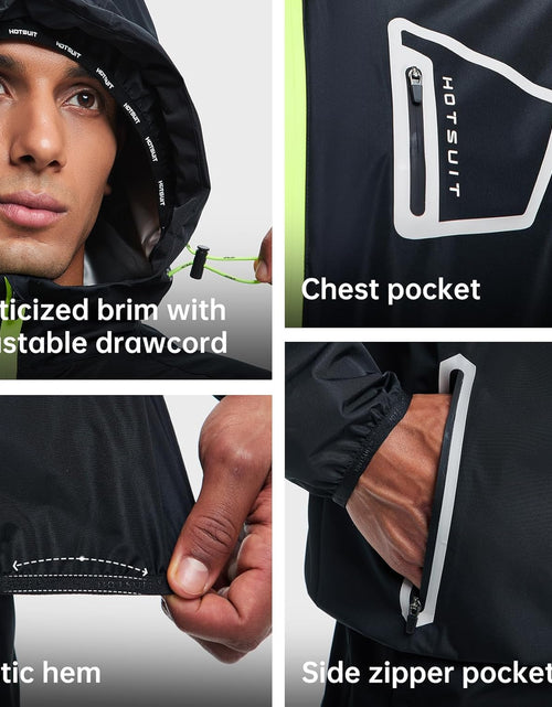 Load image into Gallery viewer, Sauna Suit Men anti Rip Boxing Sweat Suits Exercise Workout Jacket
