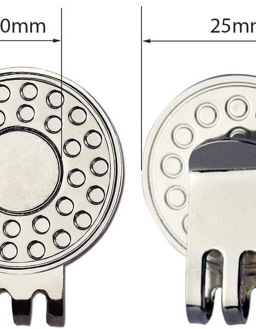 Load image into Gallery viewer, Golf Ball Markers with Hat Clips Value Sets for Men Women Golfer, Removable Attaches Easily to Golf Cap Premium Gifts
