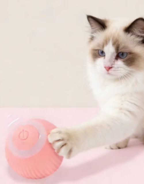 Load image into Gallery viewer, Automatic Electric Cat Ball Toy Interactive Rolling Smart Self-Moving Kitten Plaything for Indoor Cats Training and Fun
