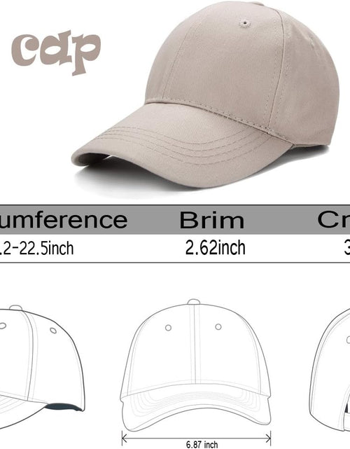 Load image into Gallery viewer, Baseball Cap for Kids-Adjustable Washed Cotton Golf Toddler Hat for Boys &amp; Girls
