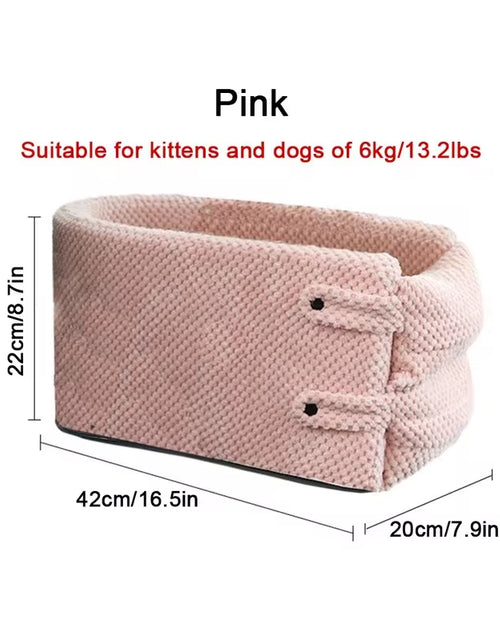 Load image into Gallery viewer, Car Central Dog Car Seat Bed Portable Dog Carrier for Small Dogs and Cats Safety Travel Bag Accessories
