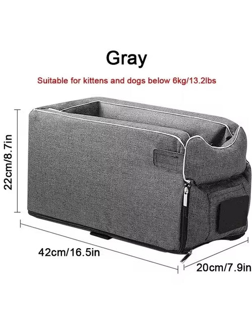Load image into Gallery viewer, Car Central Dog Car Seat Bed Portable Dog Carrier for Small Dogs and Cats Safety Travel Bag Accessories
