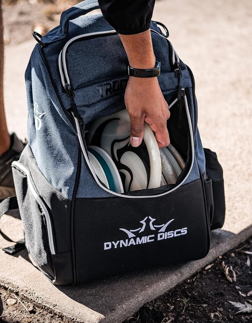 Load image into Gallery viewer, Trooper Disc Golf Backpack | Frisbee Disc Golf Bag with 18+ Disc Capacity | Introductory Disc Golf Backpack | Lightweight and Durable
