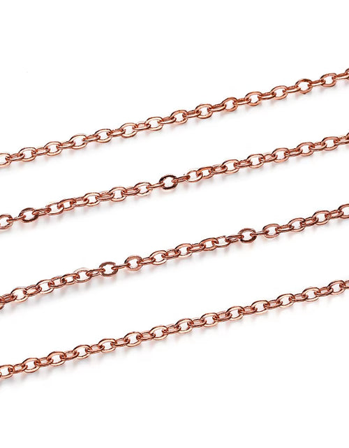 Load image into Gallery viewer, 5 M/Lot Gold/Bronze Plated Necklace Chain for Jewelry Making Findings DIY Necklace Chains Materials Handmade Supplies

