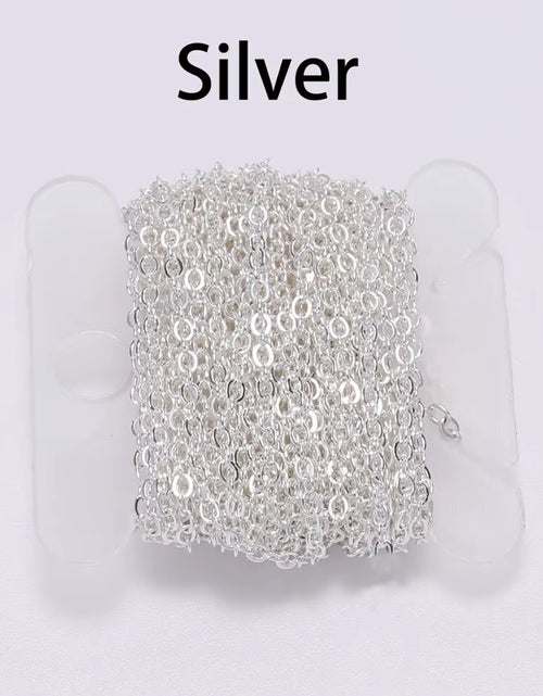 Load image into Gallery viewer, 5 M/Lot Gold/Bronze Plated Necklace Chain for Jewelry Making Findings DIY Necklace Chains Materials Handmade Supplies
